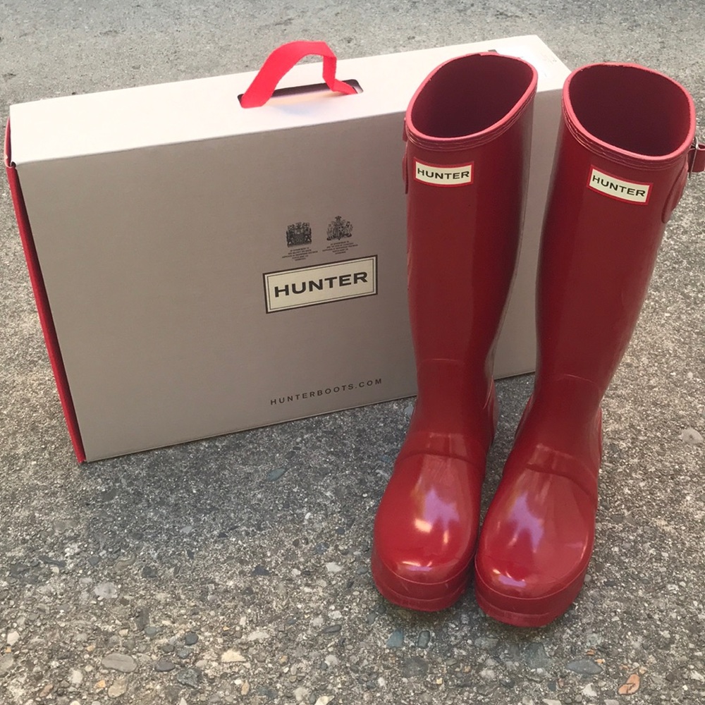 Military Red Hunter Boots